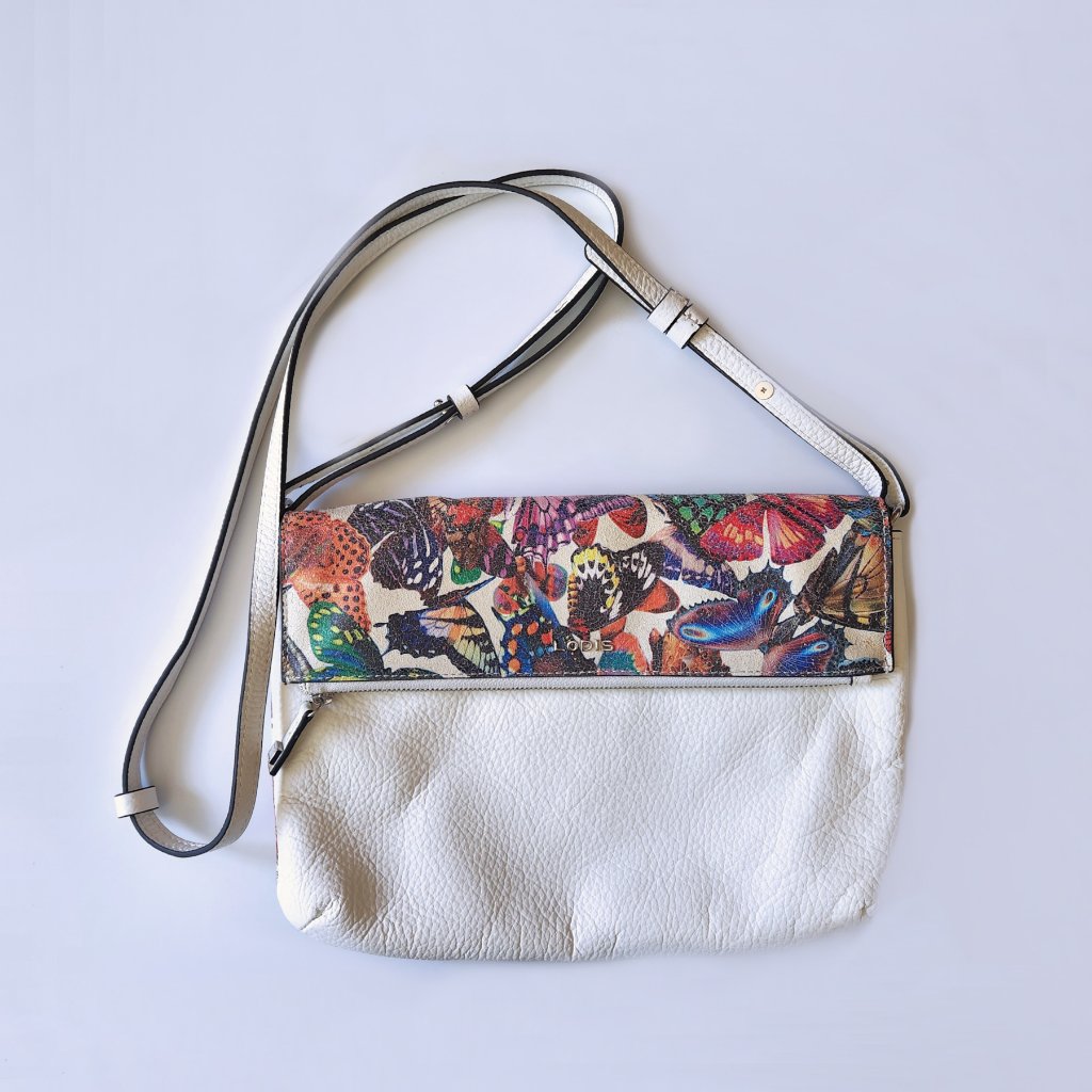 Lodis Vanessa Butterfly Valerie Convertible Crossbody Clutch Nwot $212 Retail